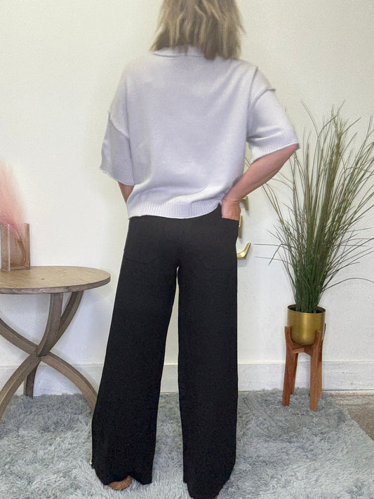 Never Want Anything Else Black Pants - Ella Chic Boutique