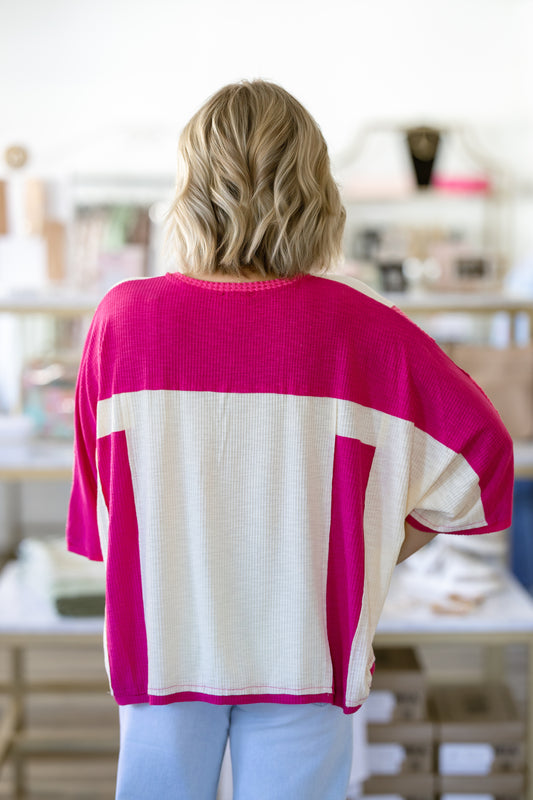 Keeping it Real Top in Pinks - Ella Chic Boutique