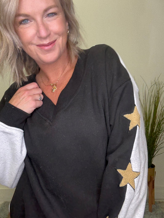 The Stars Are Out Sweatshirt Top