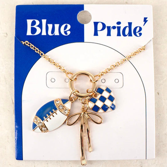 Game Day Football Charm Necklace (2 Colors)