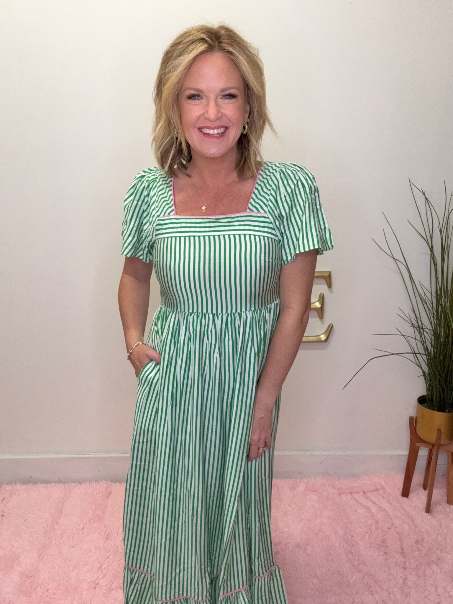 milena midi dress The Milena Midi Dress in Shade Blue by Mary Square XS