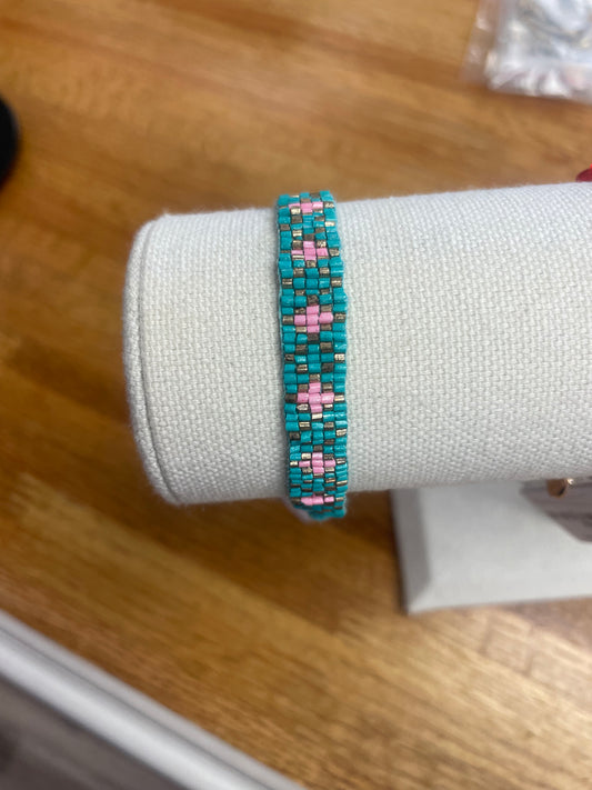 Kids and Adults Alike Woven Beaded Band Bracelet - Ella Chic Boutique