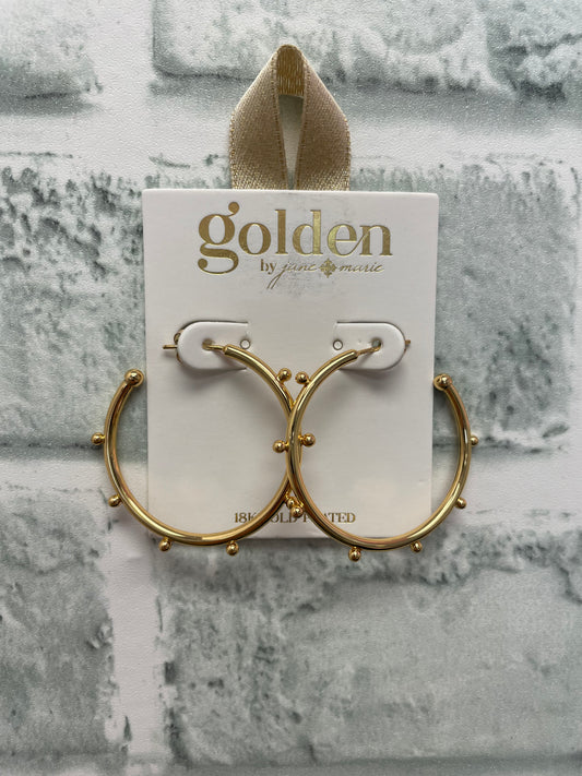Good And Beautiful Gold Hoop Earrings - Ella Chic Boutique