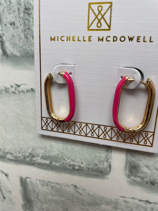 McKayla Hot Pink Earrings - Ella Chic Boutique