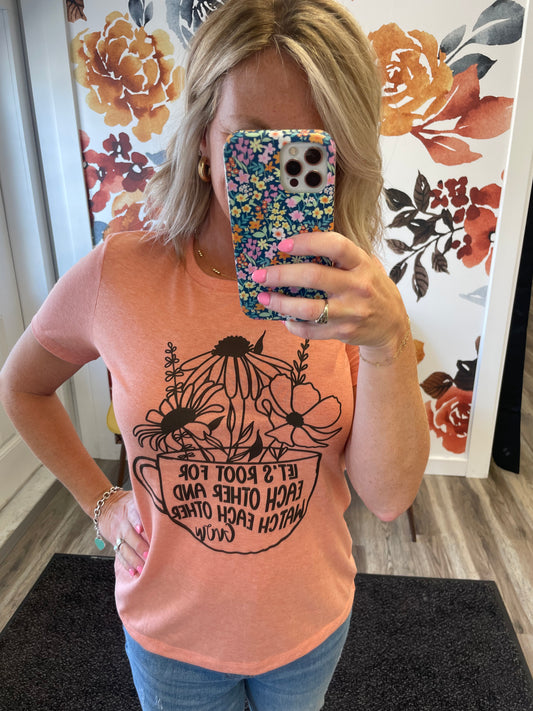 Let’s Root For Each Other T-Shirt - Ella Chic Boutique