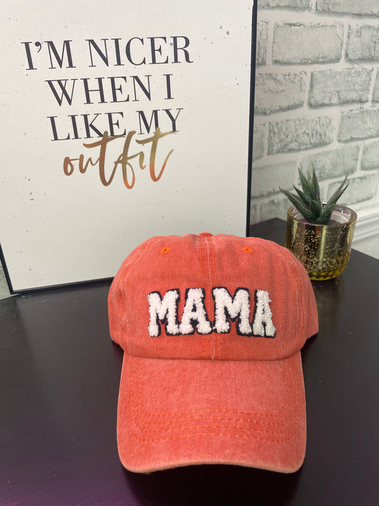Mama Hats with Sherpa Letters - Ella Chic Boutique