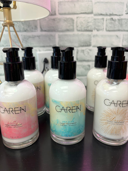 Caren Hand Treatments - Glass Bottle