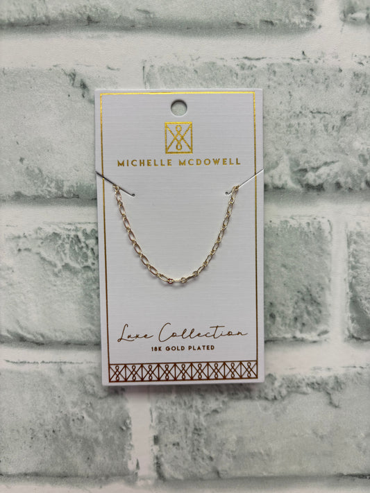 Ava Delicate Chain Necklace in 18k Gold - Ella Chic Boutique