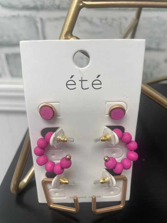 Three of the Best Earrings in Pink - Ella Chic Boutique