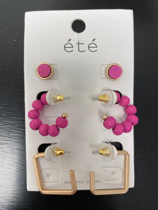 Three of the Best Earrings in Pink - Ella Chic Boutique