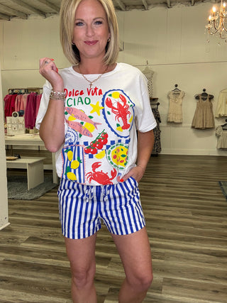 La Dolce Vita Ciao T-Shirt Top