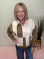 Say It Soft Pullover Sweatshirt Top in Mocha