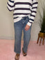 Judy Blue Petite Midrise Tummy Control Vintage Wash Straight Leg Jean