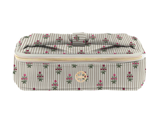 Cottage Stripes Kiss and Make Up Mini Makeup Bag