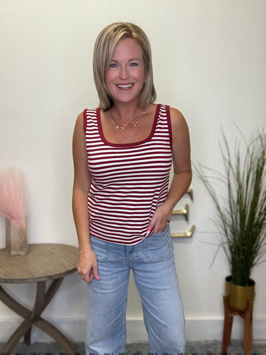 Be There Striped Tank Top