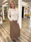 A Little Romance Lace Top in Cream 110 Tops- Ella Chic BoutiqueBon