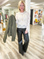 A Little Romance Lace Top in Cream 110 Tops- Ella Chic BoutiqueBon