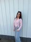 Always Blushing Wrap Sweater Top