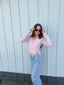 Always Blushing Wrap Sweater Top 110 Tops- Ella Chic BoutiqueLE LIS