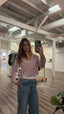 Always Blushing Wrap Sweater Top