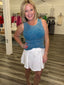 Always Cotton Terry Swingy Skort in White 180 Shorts & Skirts- Ella Chic BoutiqueILLA ILLA