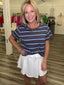 Always Cotton Terry Swingy Skort in White 180 Shorts & Skirts- Ella Chic BoutiqueILLA ILLA