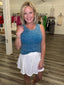 Always Cotton Terry Swingy Skort in White 180 Shorts & Skirts- Ella Chic BoutiqueILLA ILLA