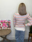 Annabelle Sweater in Colorful Ivory 130 Sweaters - Ella Chic Boutique