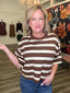 Approaching Fall Striped Sweater Top 110 Tops- Ella Chic BoutiqueEntro