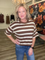 Approaching Fall Striped Sweater Top