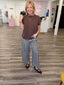 Back to Basics Knit Sweater Top in Brown 130 Sweaters- Ella Chic BoutiqueZenana