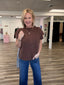 Back to Basics Knit Sweater Top in Brown 130 Sweaters- Ella Chic BoutiqueZenana