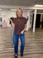 Back to Basics Knit Sweater Top in Brown 130 Sweaters- Ella Chic BoutiqueZenana