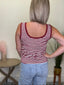 Be There Striped Tank Top 120 Tees & Tanks - Ella Chic Boutique