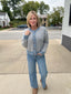 Be Your Best Light Blue Striped Cardigan Sweater 130 Sweaters- Ella Chic BoutiqueThe Workshop Studio
