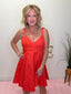Beautiful Red Fit and Flare Summer Dress 150 Dresses & Jumpsuits - Ella Chic BoutiquePinch