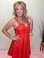 Beautiful Red Fit and Flare Summer Dress 150 Dresses & Jumpsuits - Ella Chic BoutiquePinch