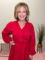 Beauty and Grace Red Dress 150 Dresses & Jumpsuits - Ella Chic Boutique