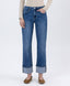 Benefactor High Rise Cuffed Ankle Straight Lovervet Jeans 160 jeans- Ella Chic BoutiqueLovervet by VERVET