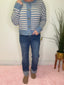 Benefactor High Rise Cuffed Ankle Straight Lovervet Jeans 160 jeans- Ella Chic BoutiqueLovervet by VERVET