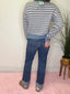 Benefactor High Rise Cuffed Ankle Straight Lovervet Jeans 160 jeans- Ella Chic BoutiqueLovervet by VERVET