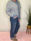 Benefactor High Rise Cuffed Ankle Straight Lovervet Jeans 160 jeans- Ella Chic BoutiqueLovervet by VERVET