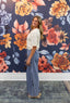 Bestselling Side - Tie Chambray Denim Pants 170 Pants - Ella Chic BoutiqueMiou Muse