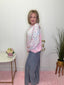 Bestselling Side - Tie Chambray Denim Pants 170 Pants - Ella Chic Boutique