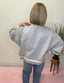 Between The Lines Textured Pullover Top 130 Sweaters- Ella Chic BoutiqueLE LIS