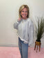 Between The Lines Textured Pullover Top 130 Sweaters- Ella Chic BoutiqueLE LIS