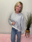 Between The Lines Textured Pullover Top 130 Sweaters- Ella Chic BoutiqueLE LIS