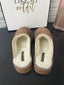 Biscotti Crochet Edge Sherpa Slip On Clog Shoe 250 Shoes - Ella Chic Boutique