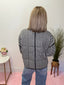 Black and White Gingham Quilted Jacket 140 Jackets - Ella Chic Boutique
