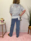 Blessed Risen Trouser Hem Medium Wash Jeans PSA21347 160 jeans - Ella Chic BoutiqueRisen